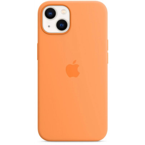 Чехол Apple Silicone Case с MagSafe Marigold (1:1) для iPhone 13