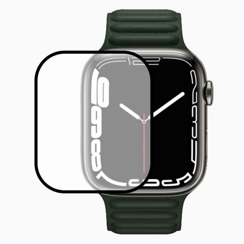 Защитная полимерная пленка Full Glue Apple Watch 41 mm Black
