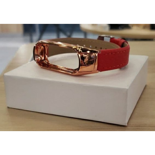 Ремінець Xiaomi Mi Band 3 Red (м′ята шкіра)