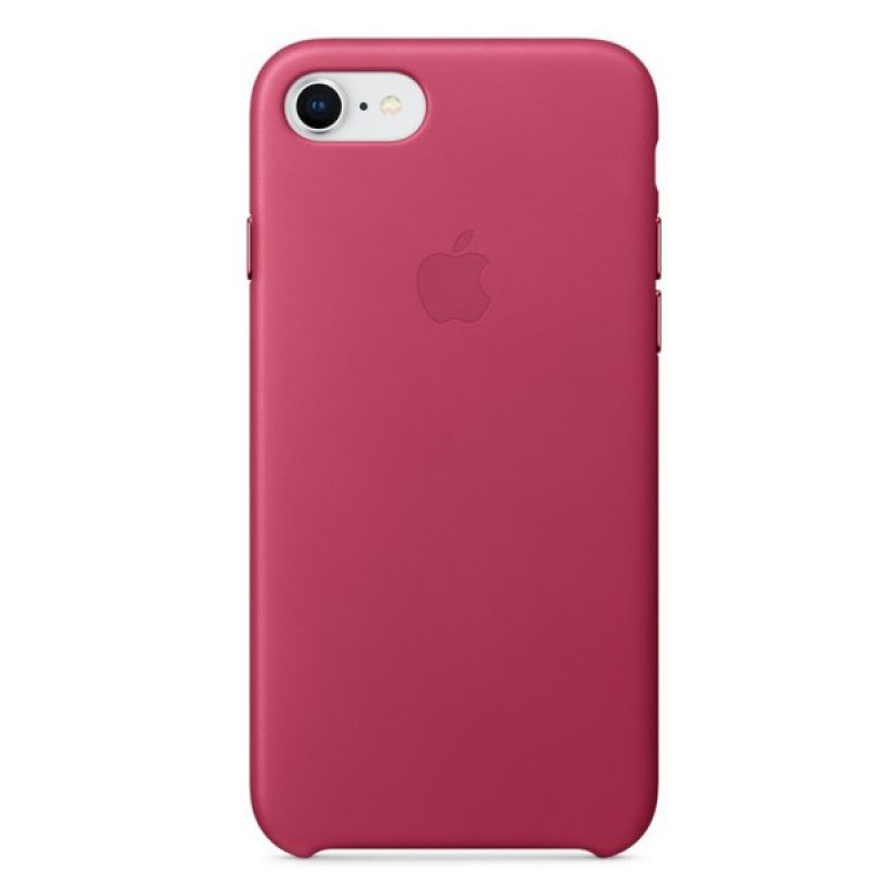 Шкіряний чохол Apple iPhone SE 2020/8/7 Leather Case Pink Fuchsia