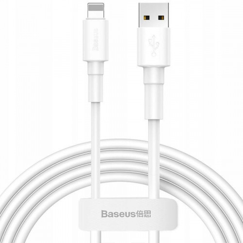 Кабель Baseus Mini White Lightning 2.4A (1m) White (CALSW-02)