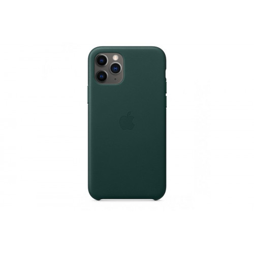 Кожаный чехол Apple Leather Case Forest Green с MagSafe (1:1) для iPhone 12 mini