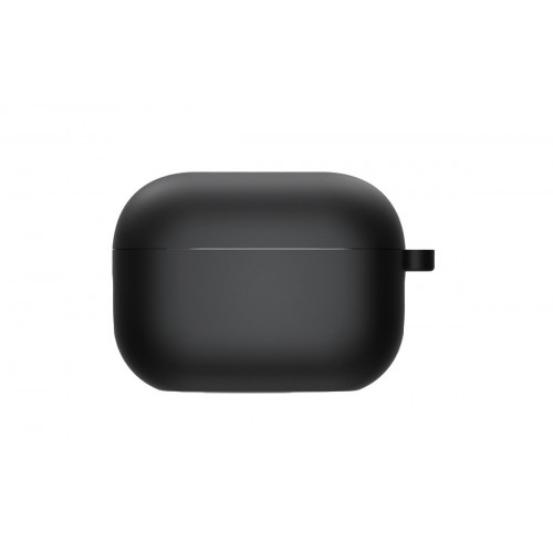 Чехол с микрофиброй для Airpods Pro (Черный / Black)