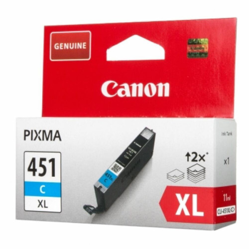 Картридж Canon CLI - 451C XL (Cyan) Pixma MG5440/MG6340