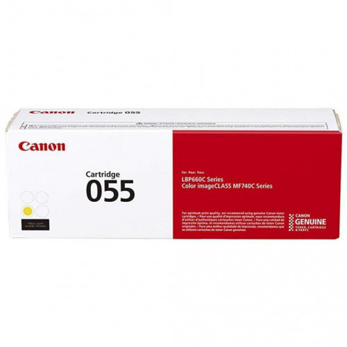 Картридж Canon 055 MF742/744/746, LBP663/664 Yellow (2100 стр)