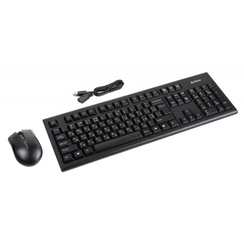 Беспроводной комплект A4Tech 3000N Black USB