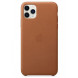 Шкіряний чохол Apple Leather Case Saddle Brown з MagSafe (1:1) для iPhone 12 mini