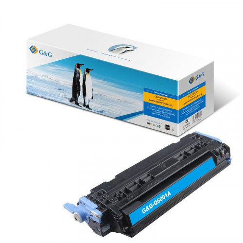Картридж G&G для HP Color LJ 1600/2600/2605 series/CM1015/1017 Cyan (G&G-Q6001A)