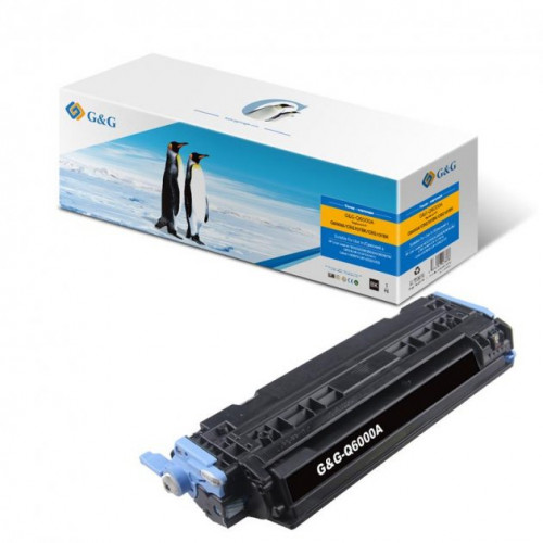 Картридж G&G для HP Color LJ 1600/2600/2605 series/CM1015/1017 Black (G&G-Q6000A)