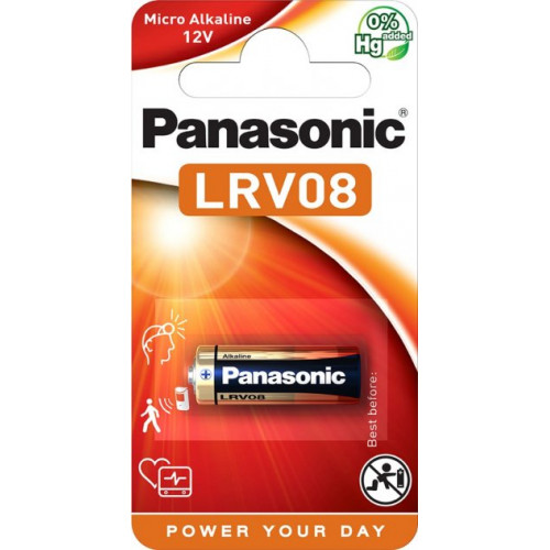 Батарейка Panasonic Micro Alkaline LRV08 BLI 1 (LRV08L/1BE)