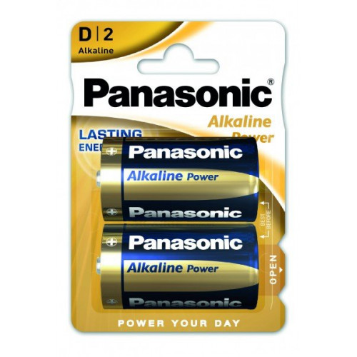 Батарейка Panasonic ALKALINE POWER D BLI 2 (LR20REB/2BP)