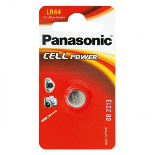 Батарейка Panasonic LR44 BLI 1 (LR-44EL/1B)