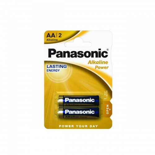 Батарейка Panasonic ALKALINE POWER AA BLI 2 (LR6REB/2BP)