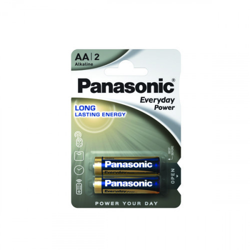 Батарейка Panasonic EVERYDAY POWER AA BLI 2 ALKALINE (LR6REE/2BR)