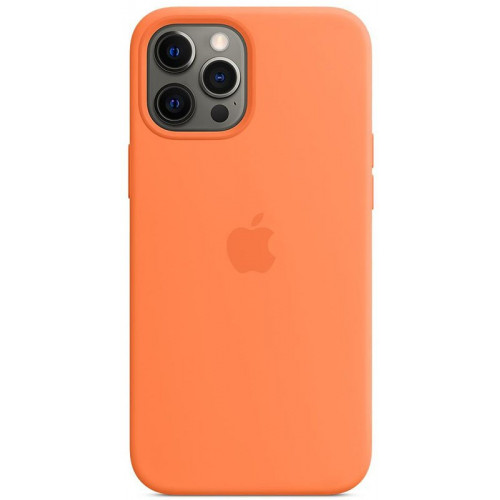 Чехол Apple Silicone Case с MagSafe Kumquat (1:1) для iPhone 12 Pro Max