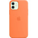 Чохол Apple Silicone Case з MagSafe Kumquat (1:1) для iPhone 12/12 Pro