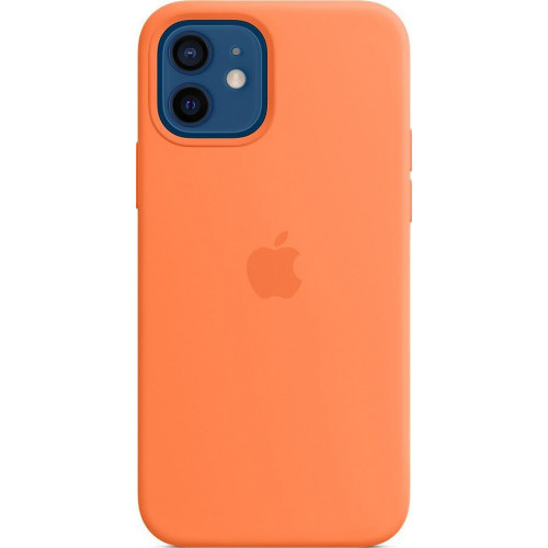 Чохол Apple Silicone Case з MagSafe Kumquat (1:1) для iPhone 12/12 Pro