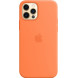 Чохол Apple Silicone Case з MagSafe Kumquat (1:1) для iPhone 12/12 Pro