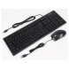 Проводной комплект (клавиатура, мышь) A4Tech KR-8572 Black USB