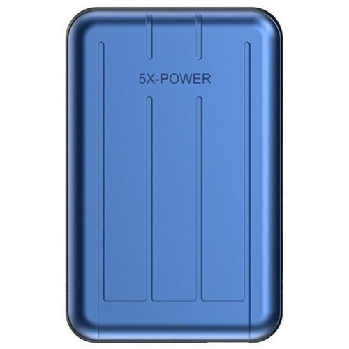Power Bank Voor IPhone Magsafe Charger Magnetische 5000 mAh Blue