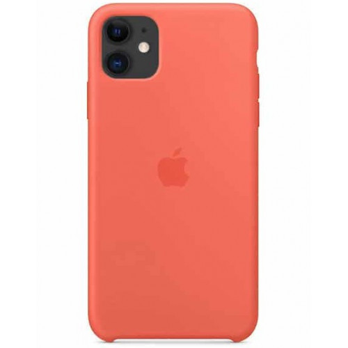 Чехол Apple Silicone Case Clementine (1:1) для iPhone 11