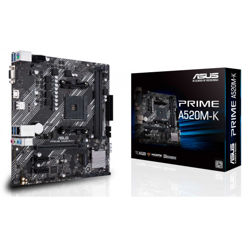 Материнская плата Asus Prime A520M-K Socket AM4