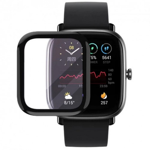 Захисне скло 3D для Xiaomi Amazfit GTS 2 mini (Чорний)