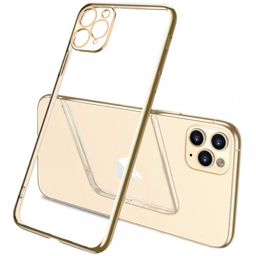 Чехол с окантовкой Full Camera Apple iPhone 11 Pro (Золото)