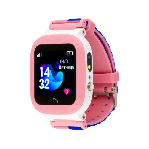 Детские часы AmiGo GO004 Splashproof Camera+LED Pink