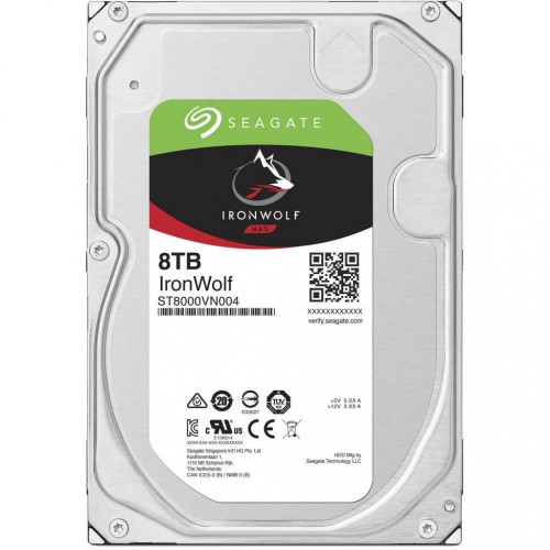HDD SATA 8.0TB Seagate IronWolf NAS 7200rpm 256MB (ST8000VN004)