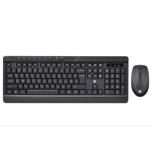 Беспроводной комплект (клавиатура, мышь) 2E MK410 (2E-MK410MWB) Black