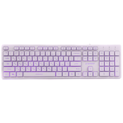 Клавиатура Gembird KB-UML3-01-W-UA White USB