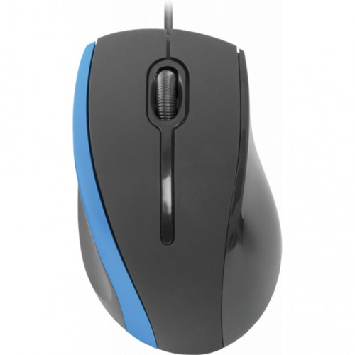 Мышь Defender MM-340 Black-Blue USB (52344)