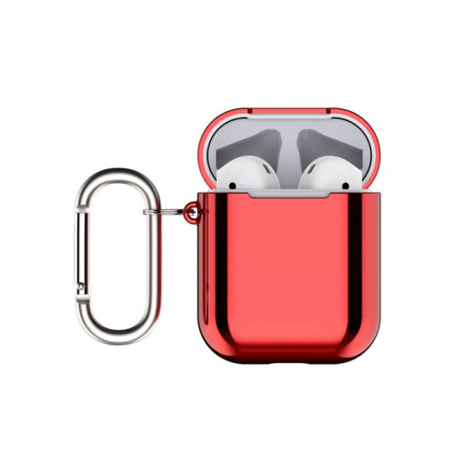 Чехол Devia для AirPods Electroplate Series (Red)