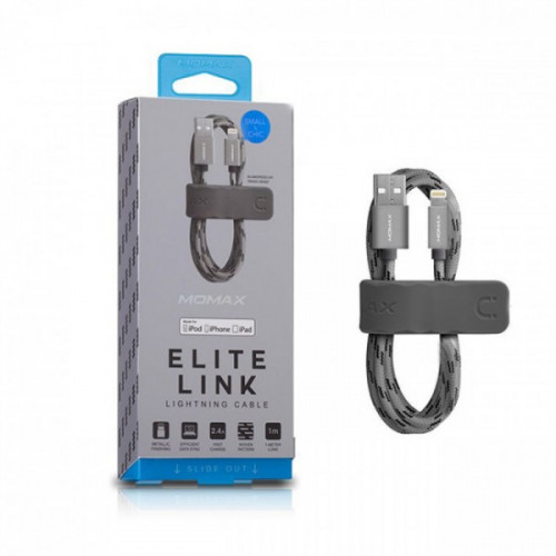 Кабель Momax Lightning 1m (DDMMFILFP) Silver