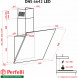 Витяжка Perfelli DNS 6642 WH LED