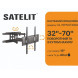 Кронштейн Satelit 39-80PIVOT600A  VESA600х400 