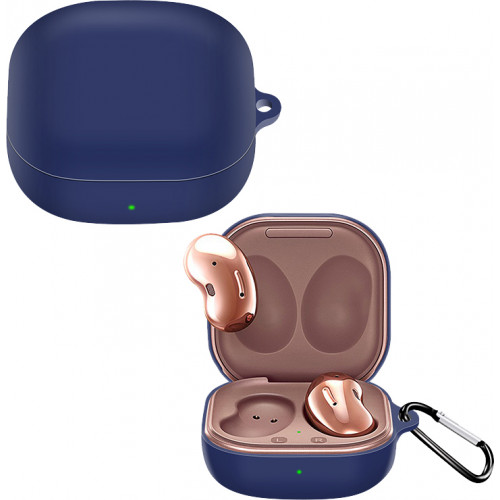 Чехол для наушников Samsung Galaxy Buds Live / Buds Pro / Buds 2 (Blue)