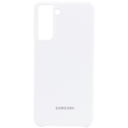 Чехол Silicone Cover Samsung Galaxy S21 (Белый / White)