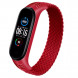 Монобраслет Braided Solo Loop для Xiaomi Mi Band 3/4/5/6 (L) Красный