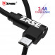 Магнитный MicroUSB ZRSE 1м Черный