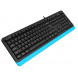 Клавиатура A4Tech FK10 Black/Blue USB