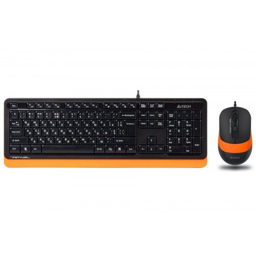 Проводной комплект A4Tech F1010 Black/Blue USB