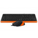 Проводной комплект A4Tech F1010 Black/Blue USB