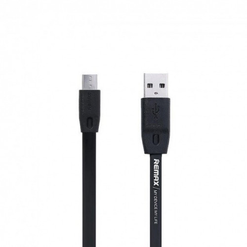 Кабель Remax Full Speed RC-001m USB - microUSB 1 м Black (5-011)