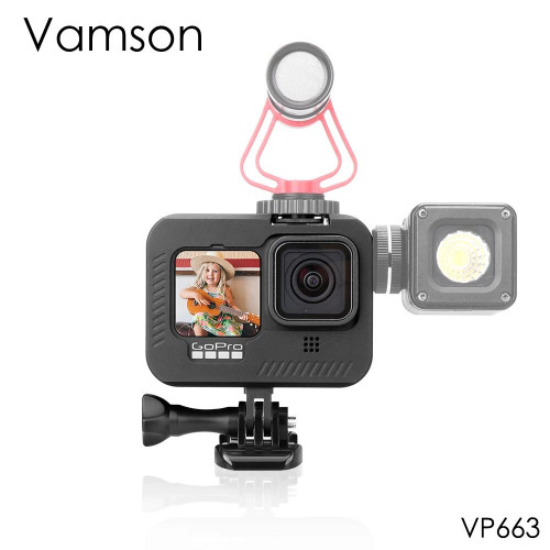 Металевий чохол Vamson Vlog для Gopro Hero9 Black (VP663)