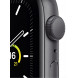 Apple Watch SE GPS 44mm Space Gray Aluminum Case w. Black Sport B. (MYDT2)
