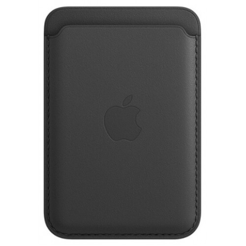 Шкіряний гаманець для iPhone 12/12 mini/12 Pro Max з MagSafe - Black (MHLR3)