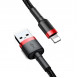 Кабель Lightning Baseus cafule Cable USB For iP 2A 3m Red + Black (CALKLF-R91)