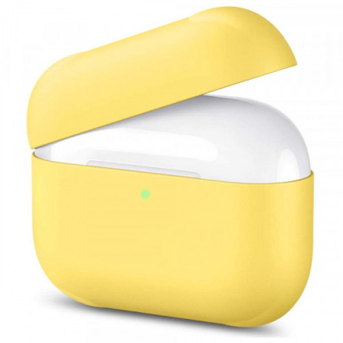 Чехол Silicone case Ultra Thin AirPods 3 Mellow Yellow